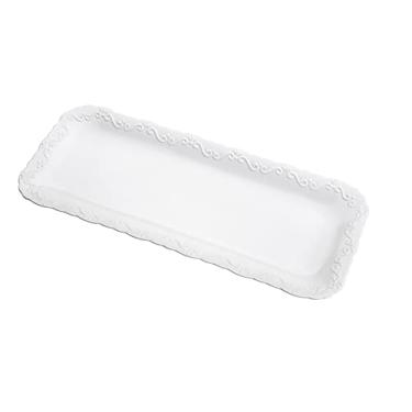 Imagem de TRAVESSA PORCELANA DURABLE PORCELAIN RETANGULAR ALTO RELEVO 32x13,5x2cm