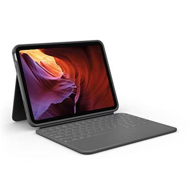 Imagem de Capa com Teclado Logitech Rugged Folio para iPad (10ª geração e A16) com Carregamento via com Smart Connector e Teclado à Prova D'Água - Grafite