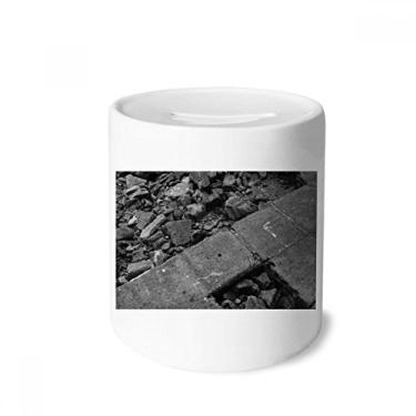 Imagem de DIYthinker Caixa de moedas de cerâmica para fotografia de modelagem de material industrial, presente de cofrinho