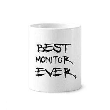 Imagem de Suporte de caneta de escova de dentes Best Moniter Ever para a temporada de formatura com suporte de cerâmica