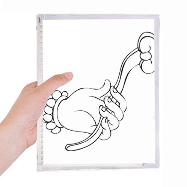 Imagem de Caderno de desenho Culture and Ruyi Line com folhas soltas para diário recarregável