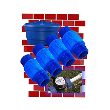 Imagem de Bloqueador De Ar 4PÇS Hidrometro Caixa Rosca 3/4 EconomI 65%