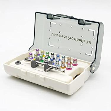 Imagem de Chave de fenda para implante Torque Wrench Catraca 10-70NCM Chave de fenda 16 unidades Kit de ferramentas de restauração universal