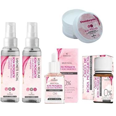 Imagem de Kit Rosa Mosqueta Serum Oleo Sabonete Água Micelar E Deso