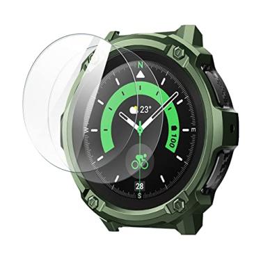Imagem de SUPCASE Capa Unicorn Beetle projetada para Galaxy Watch 5 Pro 45 mm (2022), capa protetora robusta com 2 películas protetoras (Verde)