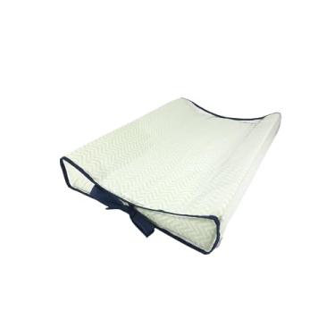 Imagem de Trocador Americano Chevron Verde + Azul Marinho - Incrível! Bebê Querido