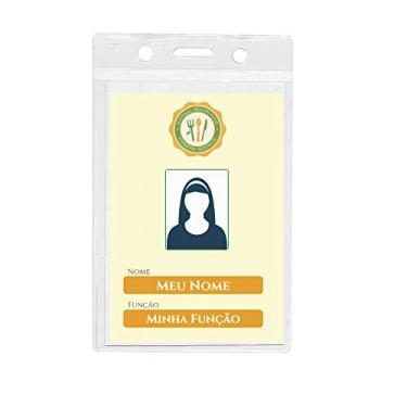 Imagem de Crachá s/presilha 7x10cm abertura superior vertical C-12 1 Unidade ACP