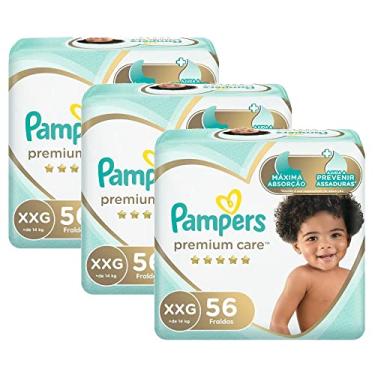 Imagem de Fralda Pampers Premium Care Jumbo Tamanho Xxg 168 Unidades