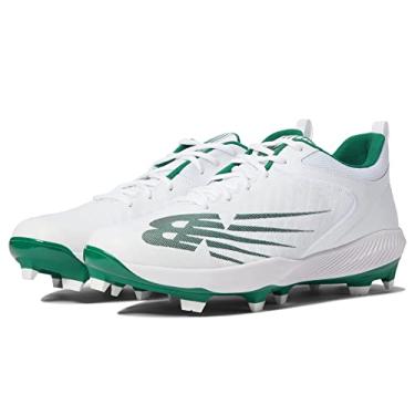 Imagem de New Balance FuelCell 4040 V6 Tênis de beisebol masculino moldado, Team Forest Green/White, 16