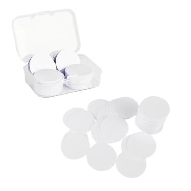 Imagem de 50 peças NTAG215 Chip NFC cartões redondos NFC 215 etiqueta RFID com caixa compatível com TagMo e Amiibo, memória de 504 bytes totalmente programável para dispositivos habilitados para NFC