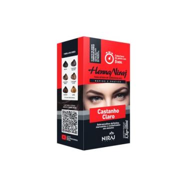 Imagem de Niraj Henna Para Sobrancelhas Castanho Claro 1 5G