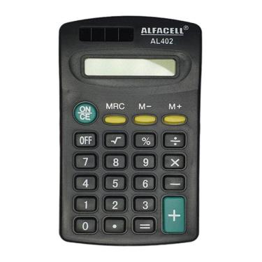 Imagem de Calculadora Eletrônica De Bolso Pequena 08 Dígitos