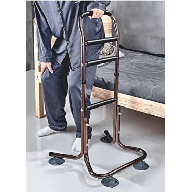 Imagem de Suporte para cadeira com altura ajustável, corrimão de segurança, trilhos para cama, suporte para assistência à mobilidade e auxiliares de vida diária, para idosos, deficientes, grávidas (cor: C)