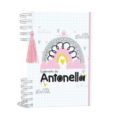 Imagem de Caderneta De Vacina A5 Personalizada Arco Íris Menina