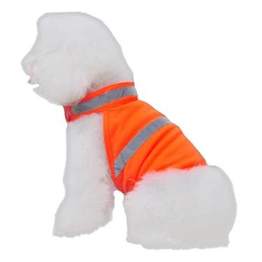 Imagem de YARNOW colete segurança ajustável colete refletivo jaqueta reflexiva para cachorro tops regata vestidos roupas cachorro colete seguro para cães à prova d'água suéter poncho alça