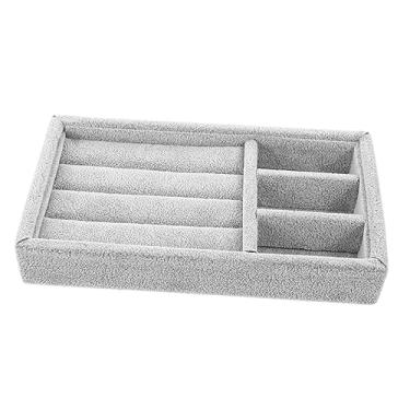 Imagem de Organizador de porta-brincos Bandeja de armazenamento de joias Bandejas de joias empilháveis ​​Organizador de joias Torneiras de banheiro Organizador de brinco Bandeja de anel Gaveta Óculos Expositor