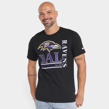 Imagem de Camiseta Nike NFL Baltimore Ravens Triblend Logo Masculina-Masculino