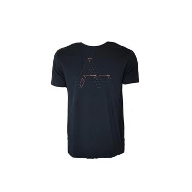 Imagem de Camiseta Aramis Malha Geométrico Azul Tam. P-Masculino