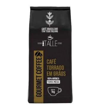 Imagem de Torras Médias de Café Arábica 100% da Tale Coffee Roasters Café em Grao Torrado Expresso Arábica Torra Media Grãos 1kg Gourmet Cafe Italle