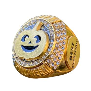 Imagem de Legacy Rings Medalha de Prêmio de Melhor Campeonato de Fantasia de Halloween para Crianças ou Adultos Festa à Fantasia Acabamento Dourado (1)