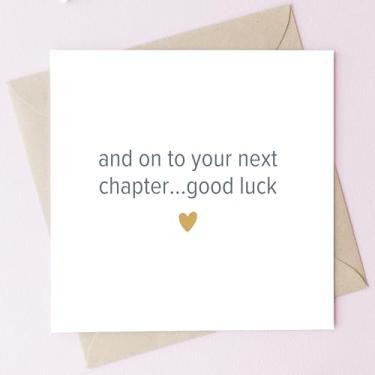 Imagem de TEEMI -Next Chapter Card Parabéns New Chapter Good Luck New Job New Adventure Retirement Graduation Gift Card
