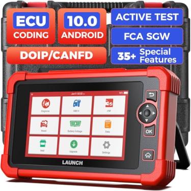Imagem de Launch CRP129 Leitor de código de scanner profissional Obd2 para sistema de airbag ABS de transmissão de motor, EPB/SAS/reinicialização de óleo com cabo extensivo de 16 pinos