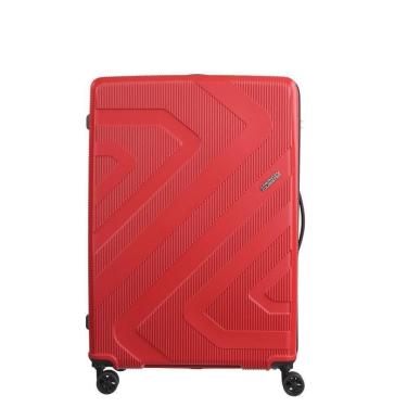 Imagem de Mala Grande Polipropileno American Tourister Camboriu Cadeado Tsa Rodas 360º Vermelho G