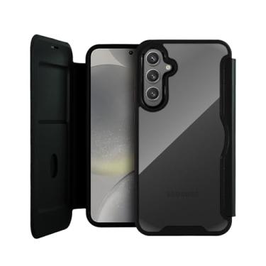 Imagem de Gshield Capa Case Capinha Carteira Dual com Slot para Cartão, Proteção RFID e Fecho Magnético, Frente e Verso para Samsung (Preta, Galaxy S24)