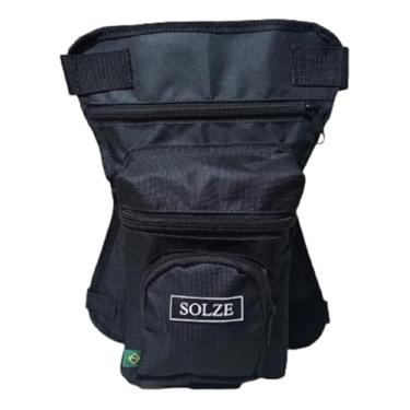 Imagem de Pochete Cartucheira De Perna Para Ferramentas Solze Preto