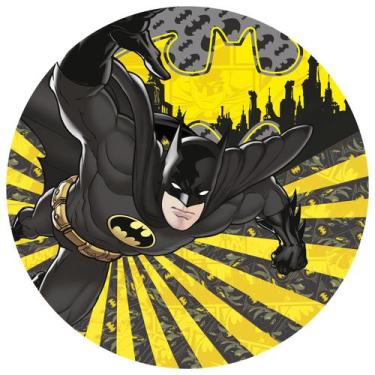 Imagem de Painel Festa Decoração Redondo Sublimado Batman   1,50X1,50-IMPAKTO VI