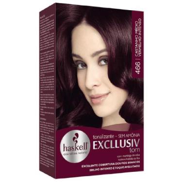 Imagem de Excllusiv Tom - Tonalizante 466 Castanho Médio Vermelho Intenso - Tona
