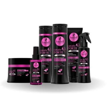 Imagem de Kit Hidratação e Crescimento Cavalo Forte Hidra Haskell 300ml