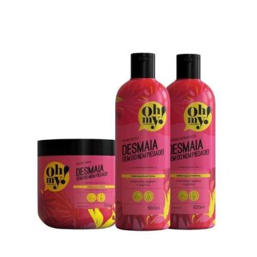 Imagem de Kit Shampoo Condicionador e Máscara Desmaia sem dó nem piedade! Oh My!