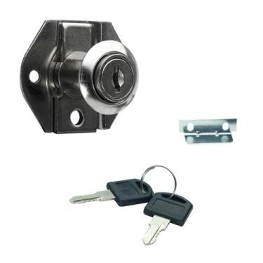 Imagem de Fechaduras  22mm Porta Gaveta Armário Móveis 2 chaves - KOKAY, 056-120