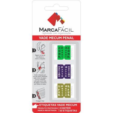 Imagem de Etiquetas Vade Mecum E Clt Marca Fácil - Matérias, Penal