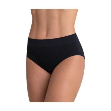 Imagem de Calcinha Control Top Loba Slim sem Costura Lupo 40800-001, 9990, Preto