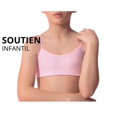 Imagem de Soutien top infantil sem costura juvenil - selene, Rosa,  GG (11 A 12 