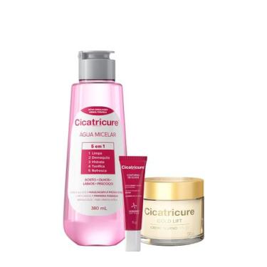 Imagem de Kit Cicatricure Antissinais Demaquilante (3 produtos)