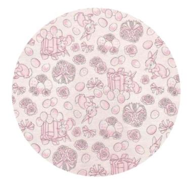 Imagem de Capas Para Sousplat 35 cm Páscoa Colorido Coelhinho - MUMUDECOR, COELH