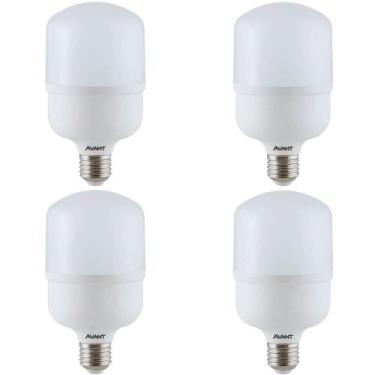 Imagem de Kit 4 Lâmpadas LED Bulbo Avant HP 20W Bivolt Base E27 BR6500K - 273111