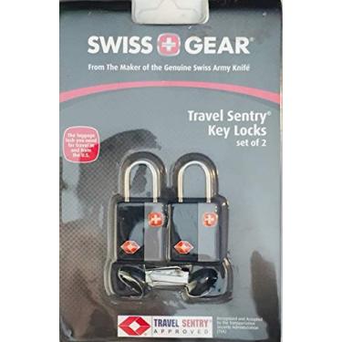 Imagem de Swiss Gear Fechaduras para chaves de viagem e etiquetas de bagagem - Conjunto de 2 cada