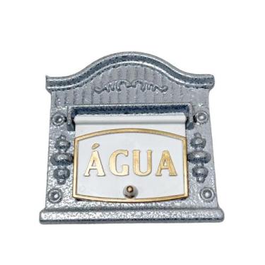 Imagem de Visor ÁGUA para Muros e Portões Alumínio Fundido modelo Clássico Preto