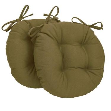 Imagem de Almofada Para Cadeira Redondo Ø40cm - 2pçs - FASTLAR, *Cáqui
