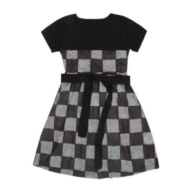 Imagem de Vestido Xadrez com Faixa - Big Bless, 4