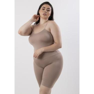 Imagem de Macaquinho Segunda Pele  Plus Size Anagua Underwear Alcinha - DILUXO, 