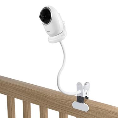 Imagem de OkeMeeo Suporte de berço para monitor de bebê Vtech VM901, para câmeras Arlo e para DREO Baby Monitor DR-BBM001 (39.9 cm)