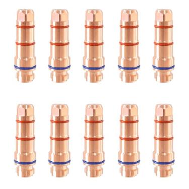 Imagem de MAUTO 10 peças 420276 ajuste eletrodo 220A/300A tocha de corte plasma consumíveis