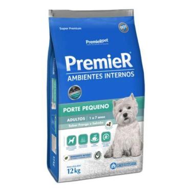 Imagem de Ração Premier Ambientes Internos Cães Adultos Pequeno 12kg - Premier P