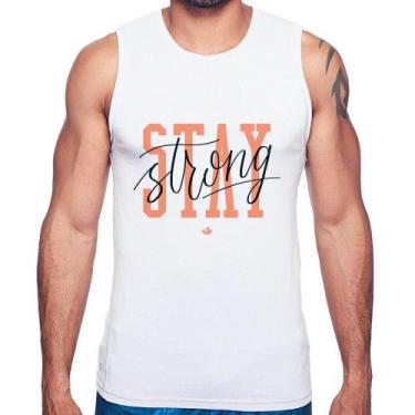 Imagem de Regata Stay Strong - Foca na Moda, Branco, G