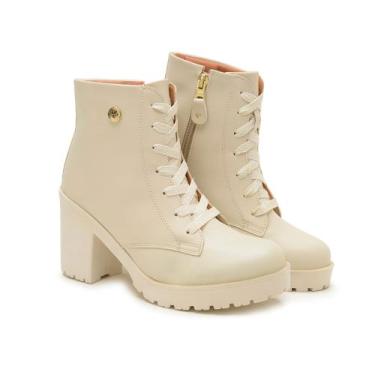 Imagem de Bota Coturno Solado Tratorado Salto Grosso Confortável - Grife Murital